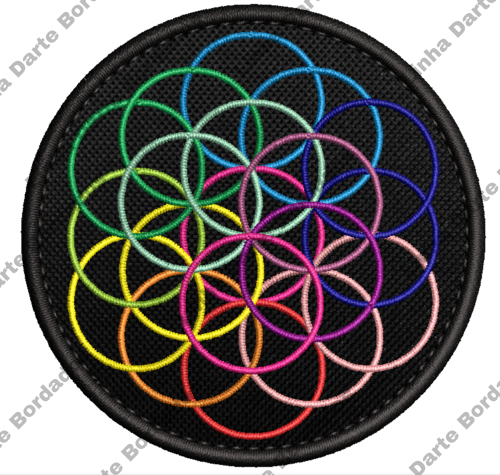 Patch bordado Banda Coldplay Rock 7cm