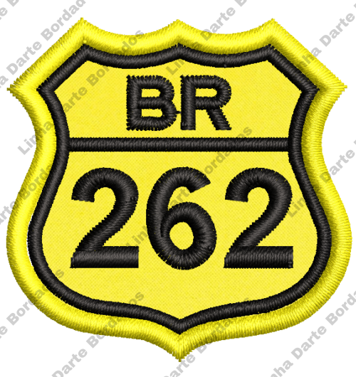 Patch bordado BR-262 5x5cm - Image 2