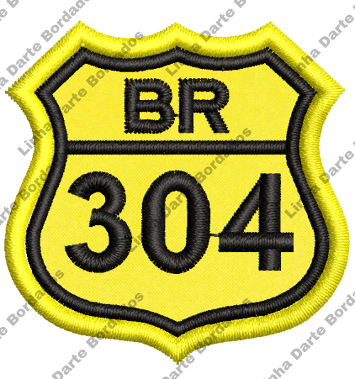 Patch bordado BR-304 5x5cm - Image 2