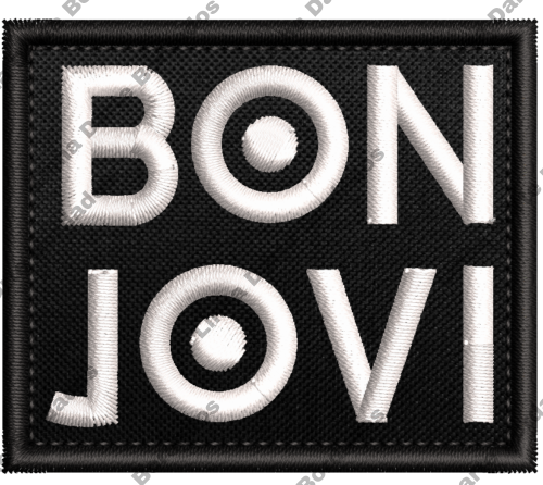 Patch Banda Bon Jovi 6cm