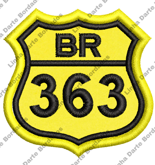 Patch bordado BR-363 5x5cm - Image 2