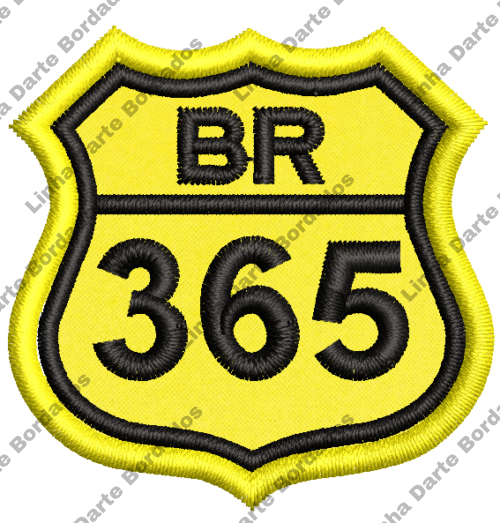 Patch bordado BR-365 5x5cm - Image 2