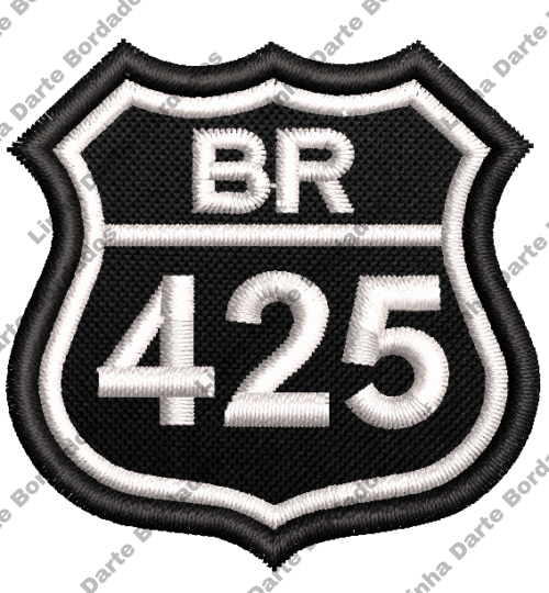 Patch bordado BR-425 5x5cm - Image 2