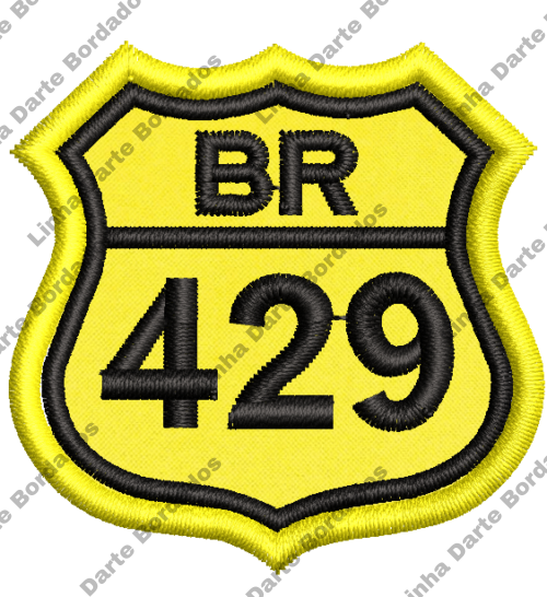 Patch bordado BR-429 5x5cm - Image 2