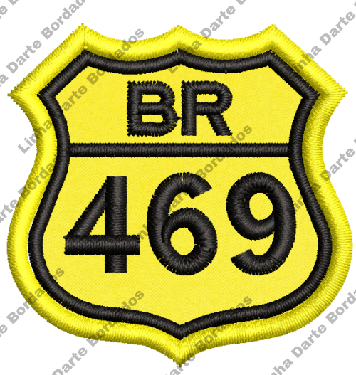 Patch bordado BR-469 5x5cm - Image 2