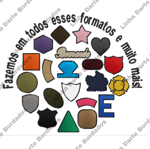 Patch bordado personalizado - 14cm - Image 7