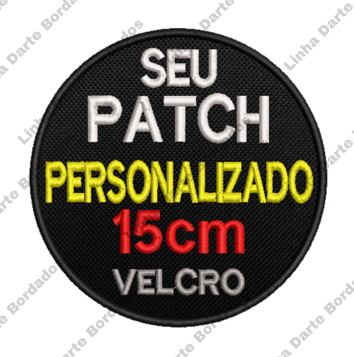 Patch bordado personalizado - 15cm - Image 4