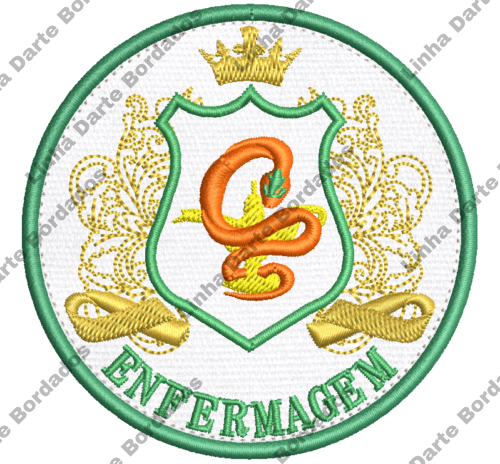 Patch Enfermagem - Curso - Profissão 8cm