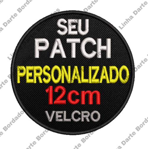 Patch bordado personalizado - 12cm - Image 3