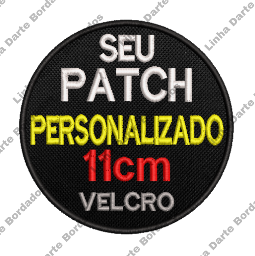 Patch bordado personalizado - 11cm - Image 3