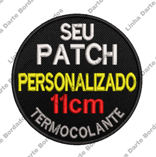 Patch bordado personalizado - 11cm - Image 4