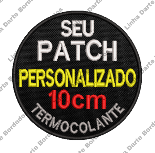 Patch bordado personalizado - 10cm - Image 4