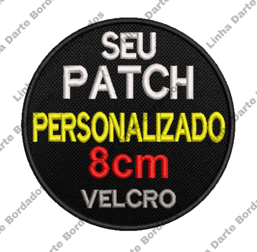 Patch bordado personalizado - 8cm - Image 3