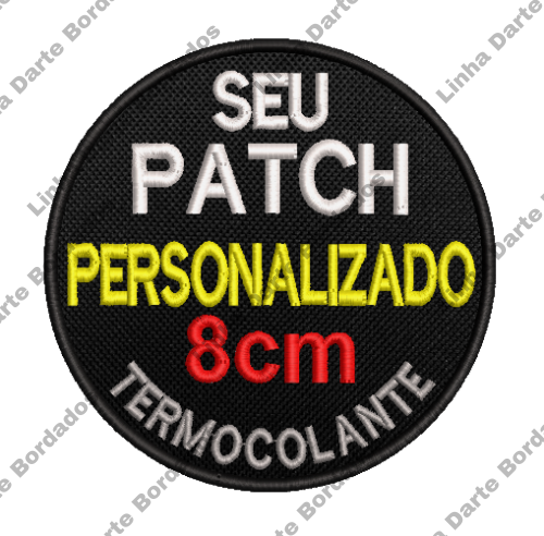 Patch bordado personalizado - 8cm - Image 4