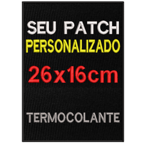 Patch bordado personalizado - 26x16cm - Image 3