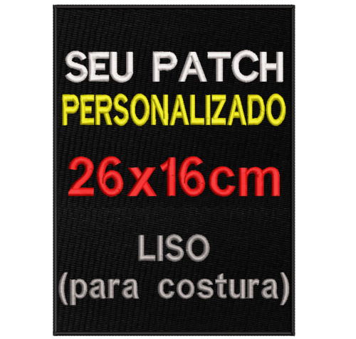 Patch bordado personalizado - 26x16cm - Image 2