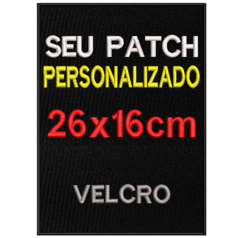 Patch bordado personalizado - 26x16cm - Image 4