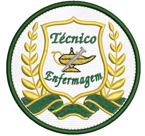 Patch Técnico Enfermagem - Curso - Profissão 8cm