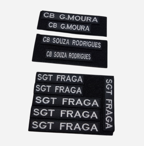 Patch Tarjeta Identificação Militar  + Tipo Sanguíneo 14x3cm - Image 5