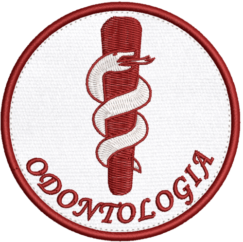 Patch Bordado Odontologia 8cm - Curso - Profissão