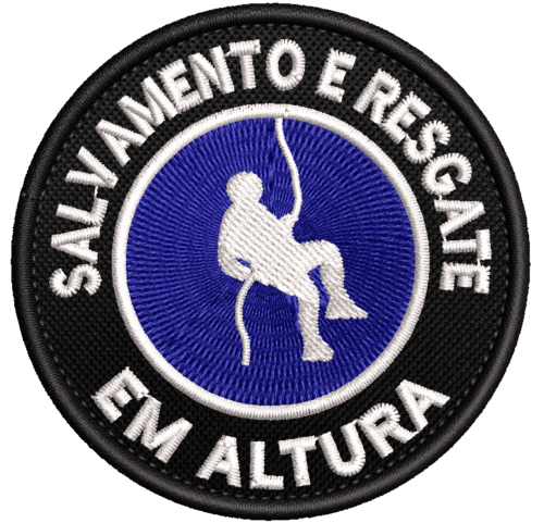 Patch bordado Curso Salvamento E Resgate 7cm