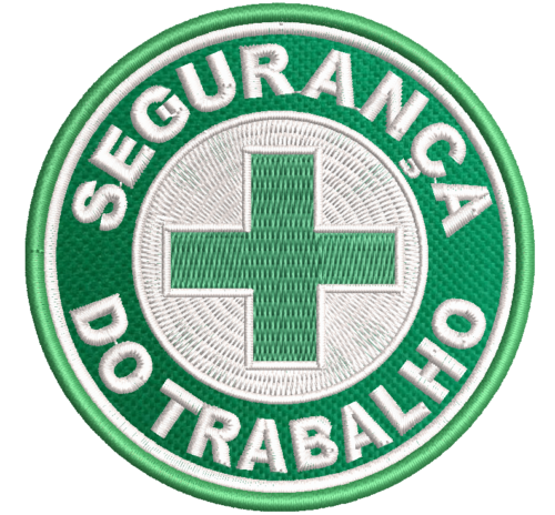 Patch Bordado Segurança Do Trabalho - curso - profissão 8cm