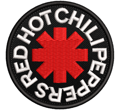 Patch bordado banda Red Hot Chili Peppers 7cm rock