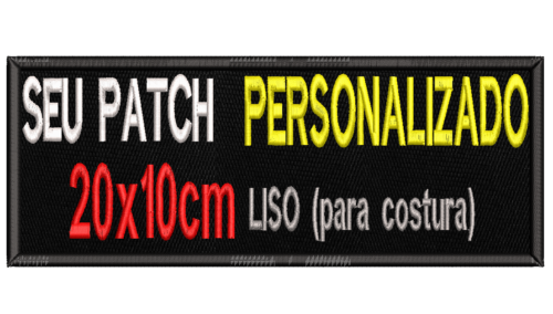 Patch bordado Personalizado 20x10cm - Image 4