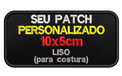 Patch bordado personalizado - 10x5cm - Image 5