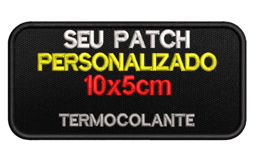 Patch bordado personalizado - 10x5cm - Image 4