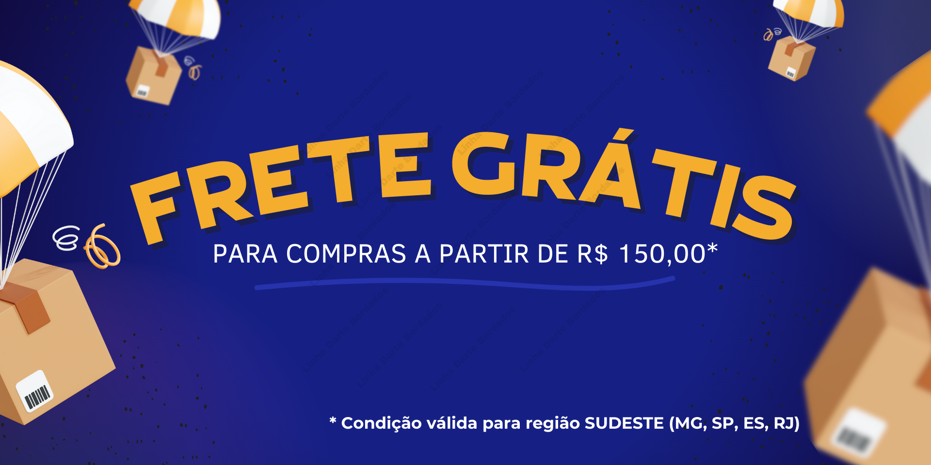 frete grátis nas compras acima de R$ 150,00 reais para região SUDESTE