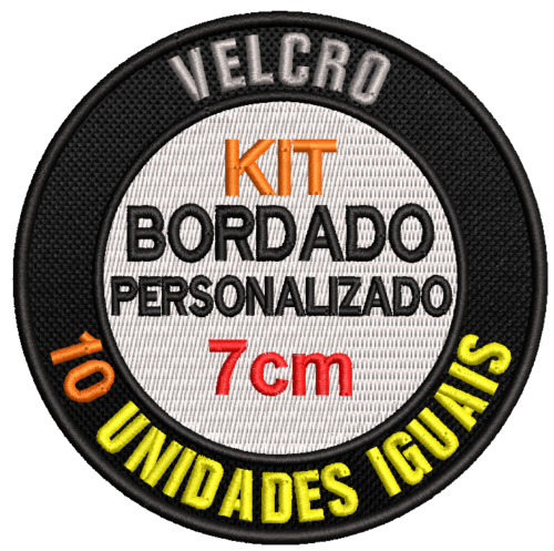 Kit Patch Bordado Personalizado - 10 unidades iguais 7cm - Image 9