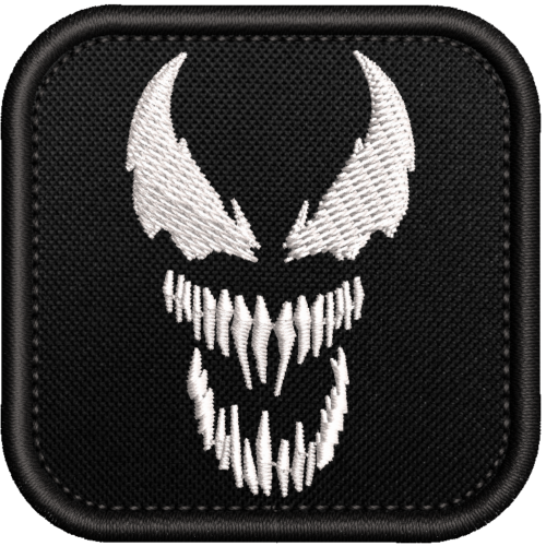 Patch bordado Super-herói Venom 6x6cm