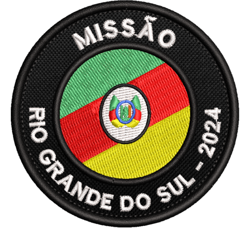 Patch Bordado Missão Rio Grande do Sul 2024