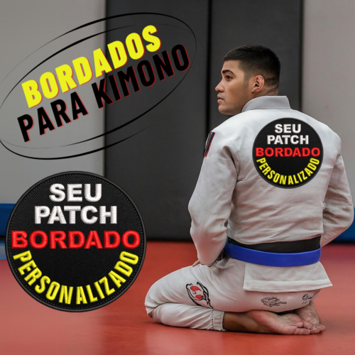 Patch Bordado jiu jitsu brasilian 20cm - Image 3