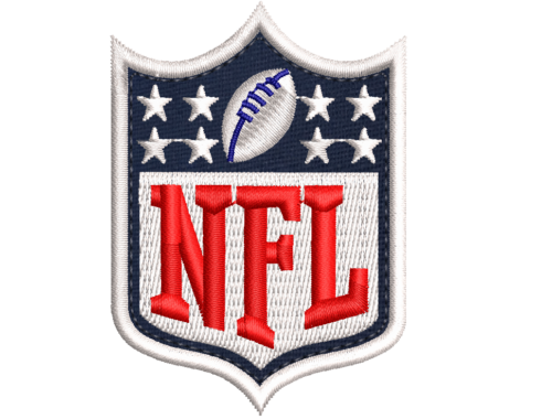 Patch Bordado NFL 7x5cm